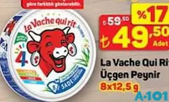LA VACHE QUİ RİT ÜÇGEN PEYNİR 100 GR fiyat ve kampanya bilgisi